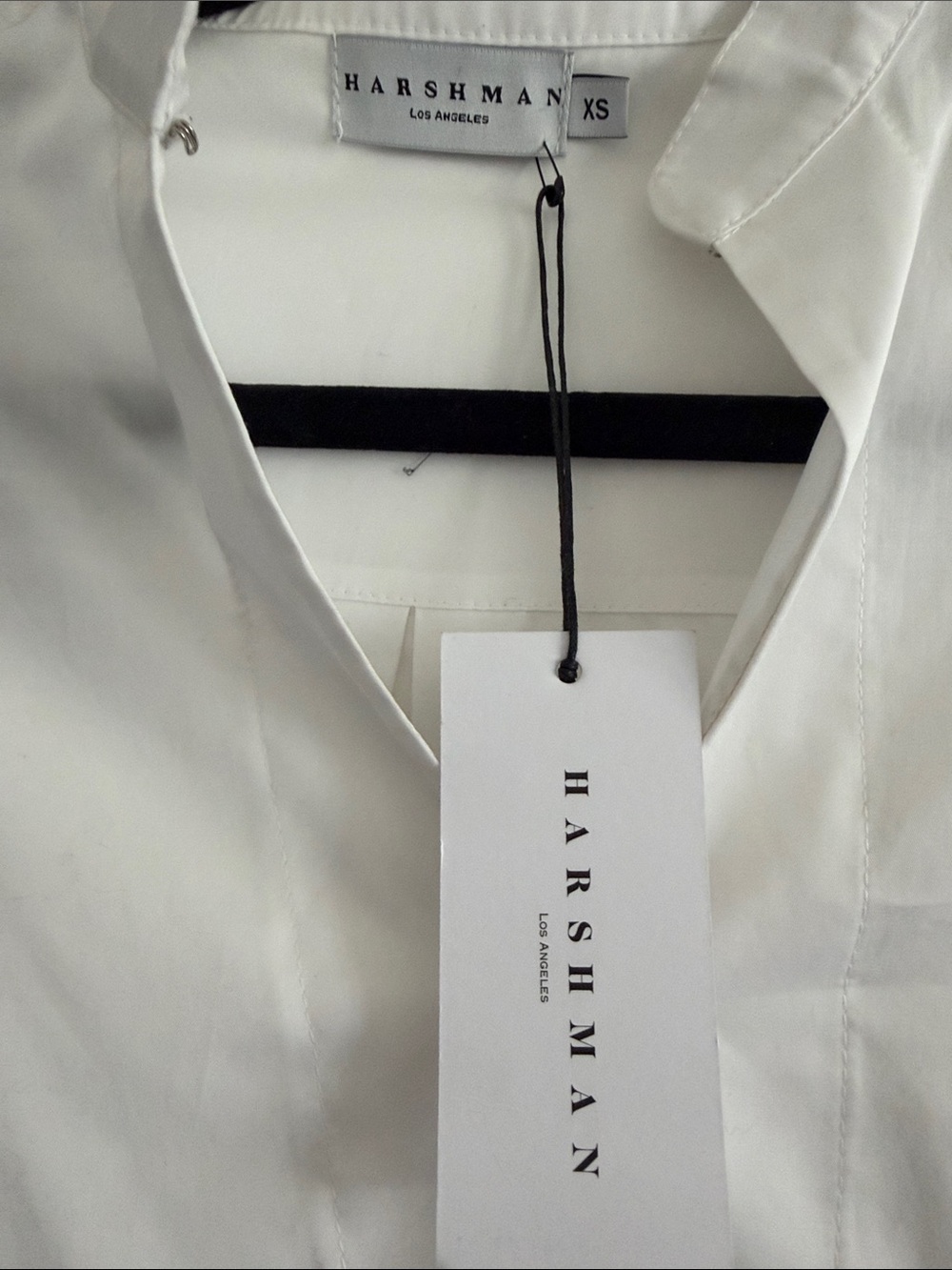 Harshman White Woman’s  Dress Shirt - Classic Tailored Fit 100% COTTON P2P 18-20